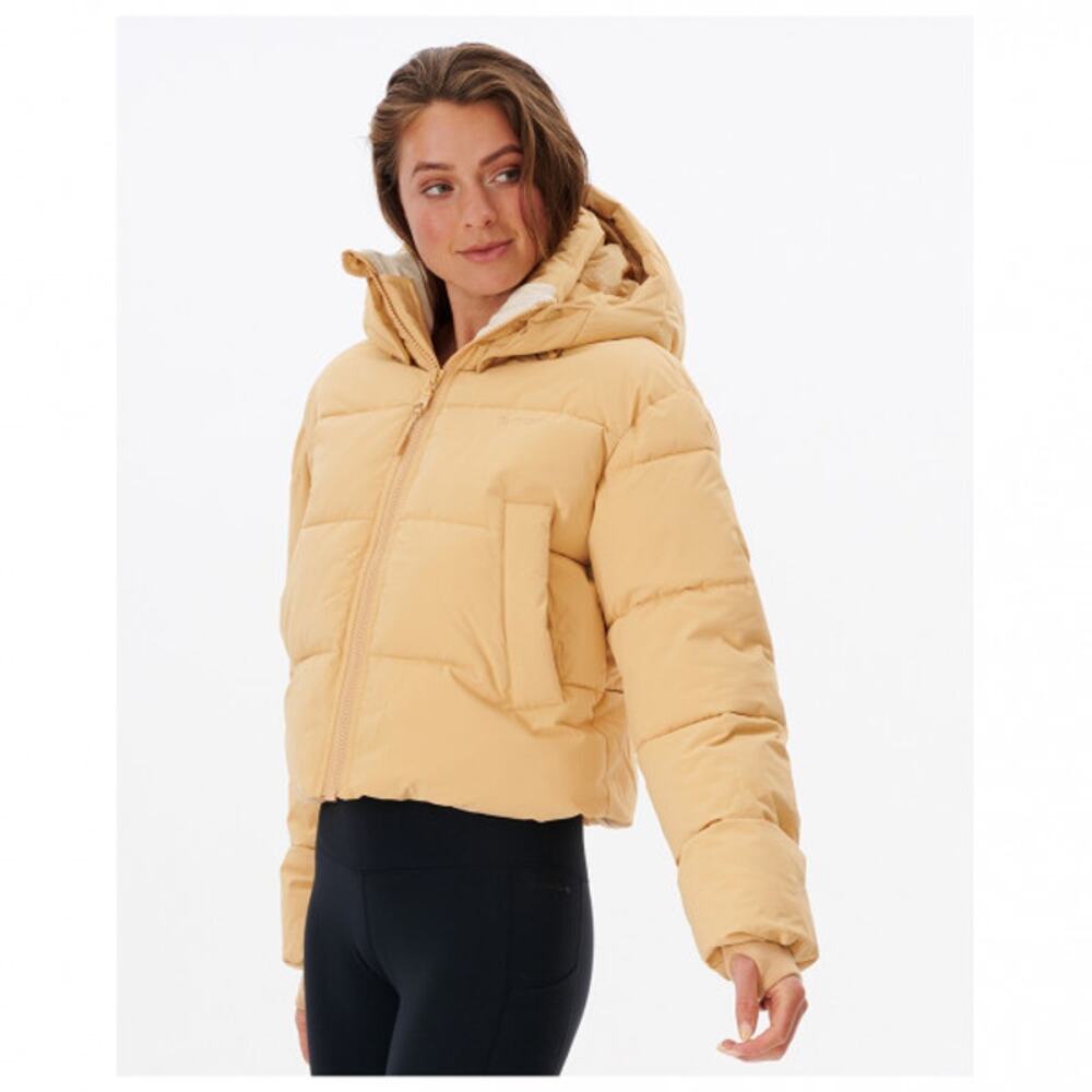 Rip Curl Anti-Series Tidal Jacket Winter Jacket Full Zip Yellow Gold Size Medium